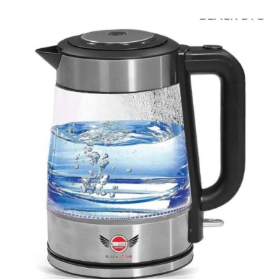 غلاية زجاج بلاك ستون، 2 لتر، 2200 وات، BK-1000